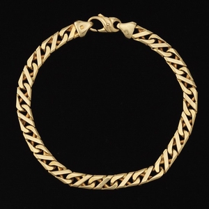 Gentleman's Gold Link Bracelet