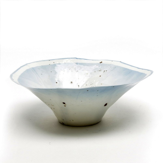 Glazed porcelain bowl, design by Johan van Loon...