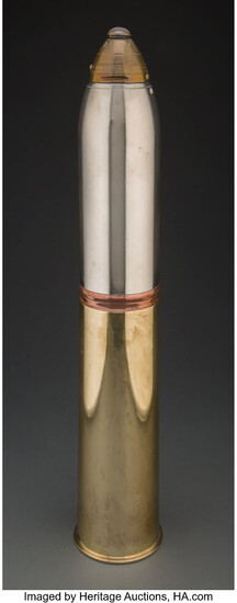 Gorham Manufacturing Co. (1800), Artillery Shell-Form Cocktail Shaker (circa 1918)