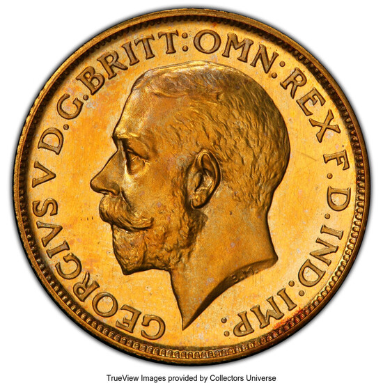 Great Britain: , George V gold Proof Sovereign 1911 PR65 Cameo PCGS,...