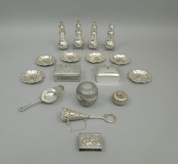 Group of Silver Plate Small Tablewares.