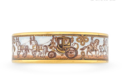 HERMES Paris, made in Austria Bracelet jonc... - Lot 378 - Gros & Delettrez