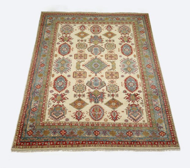 Hand knotted wool Indo-Persian Karaja, 10 x 8