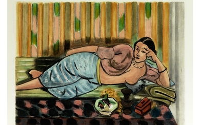 Henri Matisse, 1869 Le Cateau-Cambrésis – 1954 Nizza, ODALISQUE AU COFFRET ROUGE, 1926
