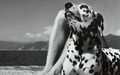 Herbert List, Master and dog, Portofino, Italy