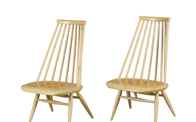 ILMARI TAPIOVAARA. Two 'Mademoiselle' chairs, Edsbyverk, 20th century.