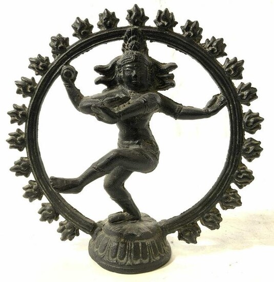 Iron Shiva Figure Religious Figure