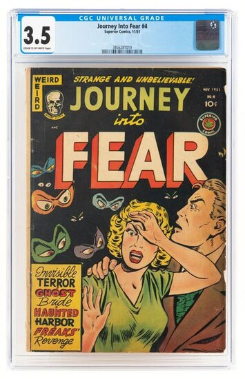JOURNEY INTO FEAR #4 * CGC 3.5 * Eyes Without a FACE *