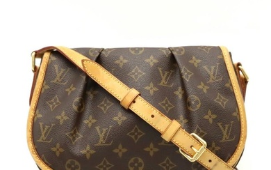 LOUIS VUITTON Louis Vuitton Monogram Menilmontan PM Shoulder Bag M40474