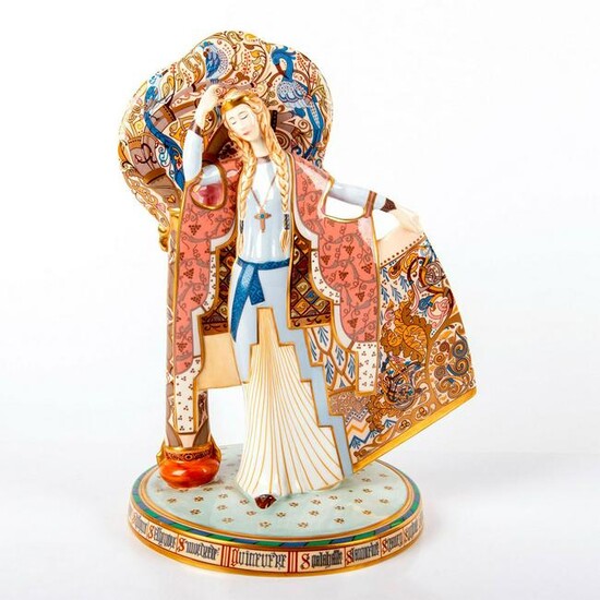 Large Minton Figurine, Guinevere and The Tree of Life