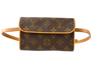 Louis Vuitton Pochette Florentine Belt Bum Bag #XS Monogram M51855 FL1022