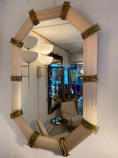 MURANO : Venetian mirror cut and stapled sides