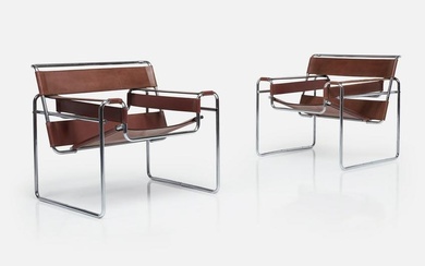 Marcel Breuer, 'Wassily' Lounge Chairs (2)