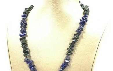 Matching Lapis Necklace/ Bracelet Set