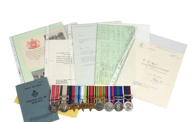 Medals (8) of 565324 Flight Sergeant Jack Frederick Cole B.E...