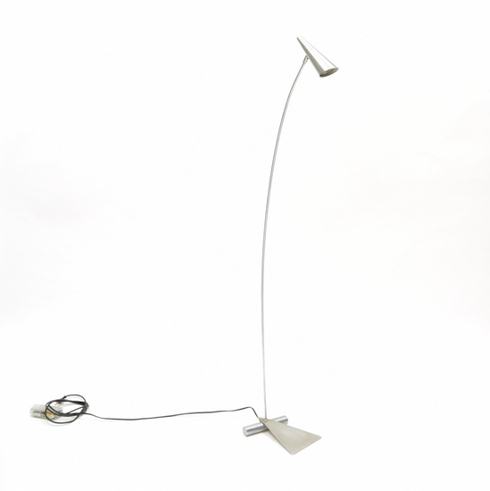 Metal floor lamp, with halogen lights with dimmer, design &...