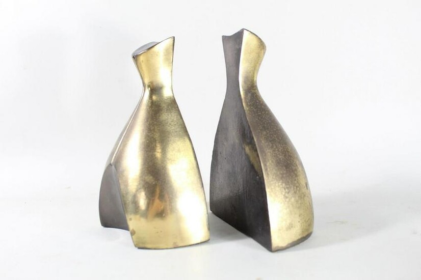 Mid Century Modern Norman Bleckner Tuscan Bookends