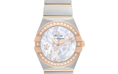 Omega Constellation Star Steel Rose