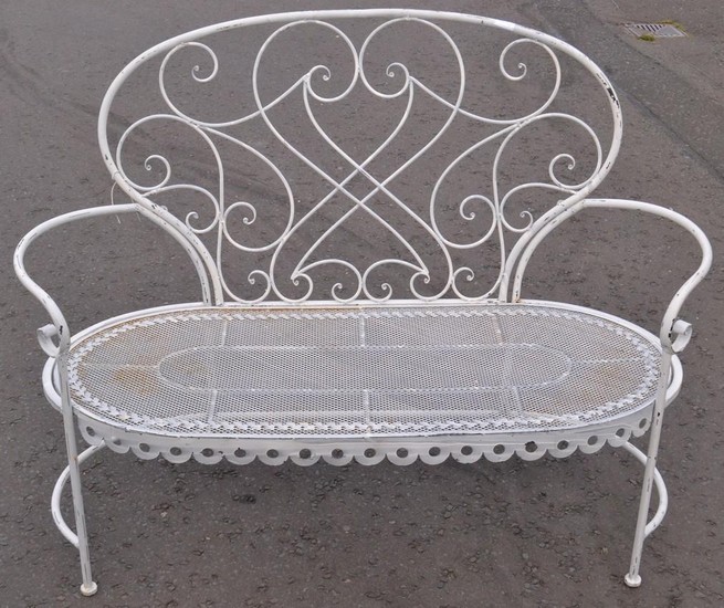 Ornate French style garden 2 seater seat - classy!