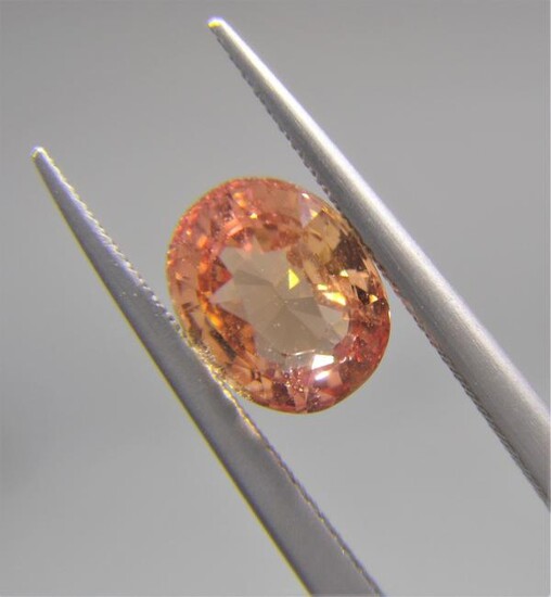 Padparadscha Sapphire Unheated Certified - 1.14 ct