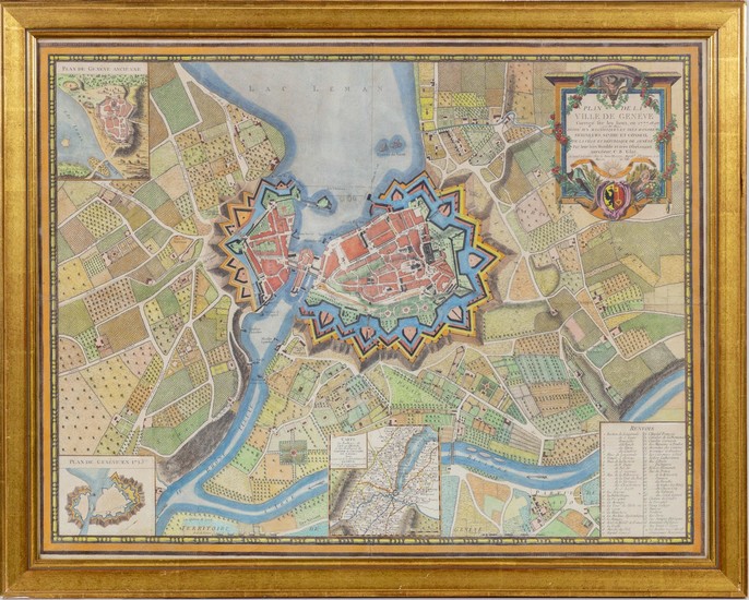 Plan de la ville de Genève, corrigé sur les lieux en 1777 et 93 par Mr Meyer