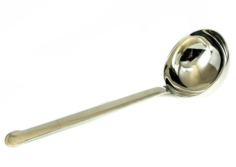 Puiforcat Sterling Silver Soup Serving Spoon in Annecy