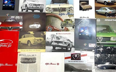 Quantity of Alfa Romeo Sales Brochures Offered without reserve