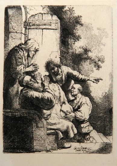 Rembrandt, Durand, Jacob Pleurant La Mort de Son Fils