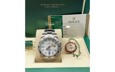 Rolex Explorer II White Dial 216570 Stainless Steel