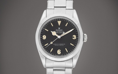 Rolex Explorer, Reference 1016 A stainless steel wristwatch with bracelet,...