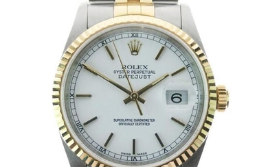 Rolex - Gentleman's Oyster Perpetual Datejust Superlative Chronometer, Officially...