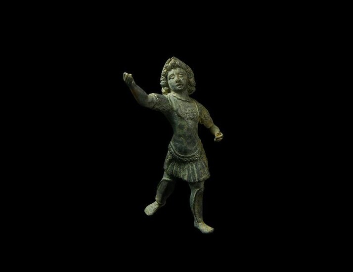 Roman Young Warrior God Statuette