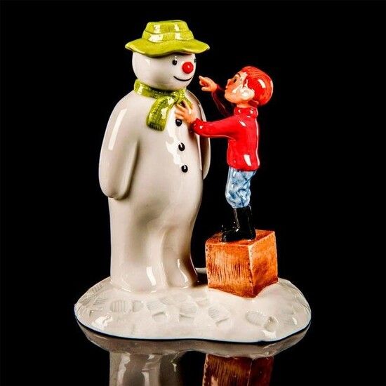 Royal Doulton Figurine, Dressing the Snowman