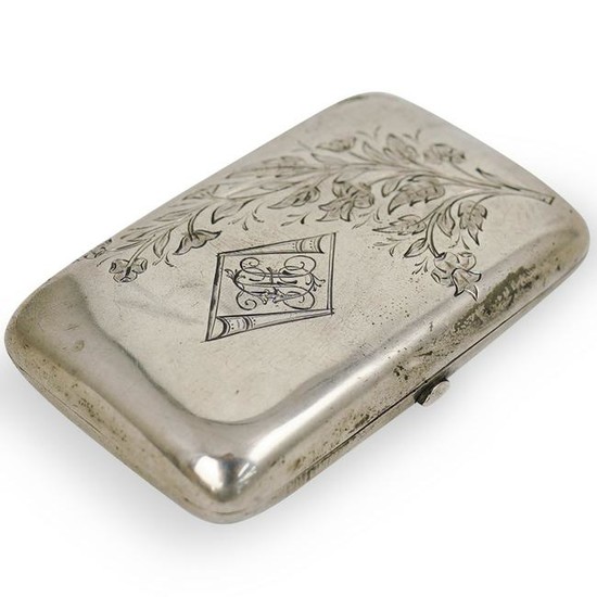Russian Silver Card Box