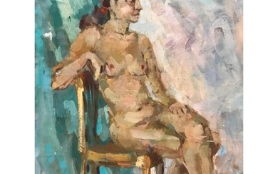 Russian Impressionist Nude Painting