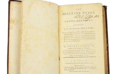 SIME'S "MILITARY GUIDE FOR YOUNG OFFICERS," 1776.