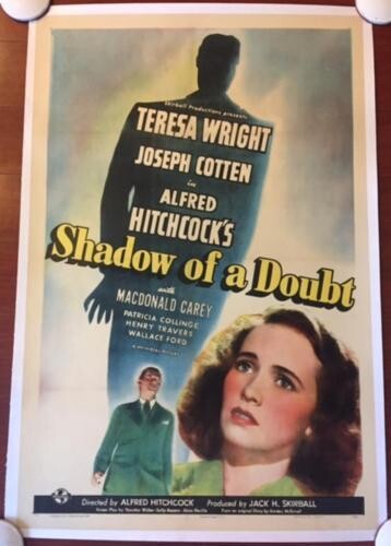 Shadow Of A Doubt - Hitchcock (1943) US 1 SH Movie