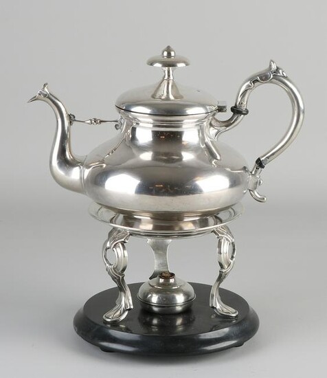 Silver teapot with comfort, 833/000.&#160 Tea pot