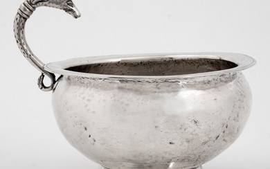 Spanish Colonial Handled Silver Bowl, 18th C.