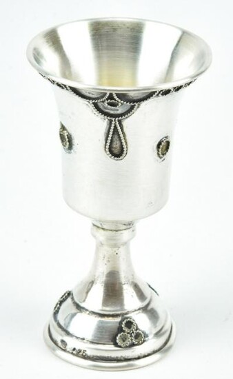 Sterling Silver Judaica Sedar Cup