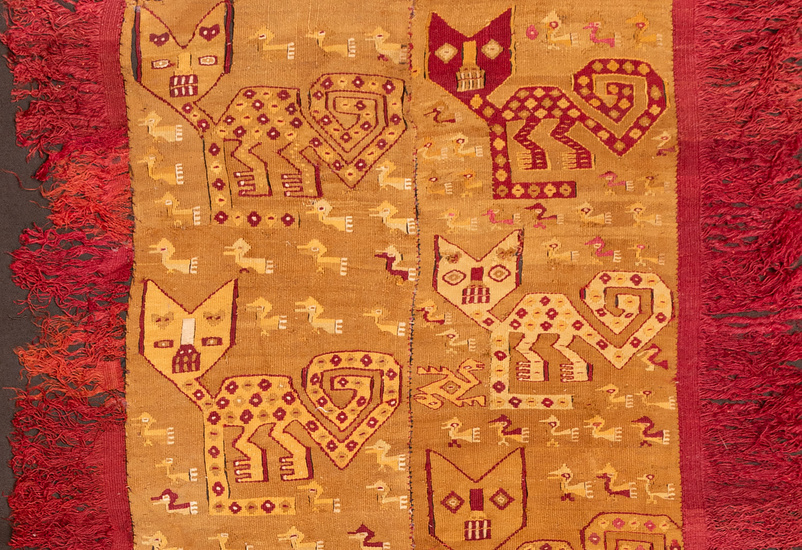 Tapestry Borders with Felines, Central Coast, Early Late Intermediate Period, 900-1470 CE