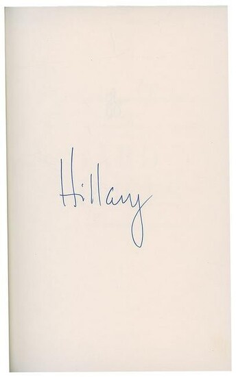The Clintons Signed Books