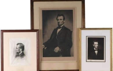 Three Prints of Abraham Lincoln