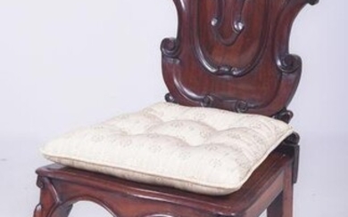 Victorian carved rosewood side chair