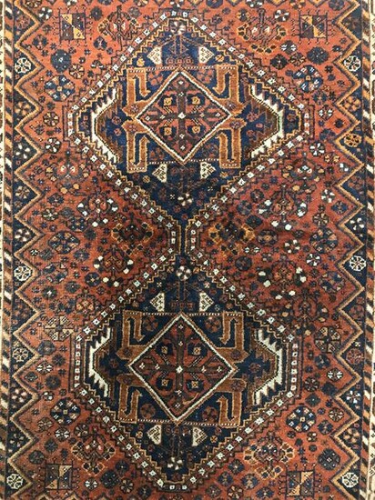 Vintage Handmade Persian Wool Rug