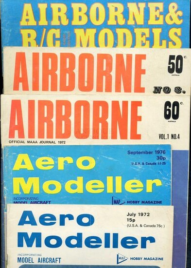 Vintage Model Plane Magazines (5)