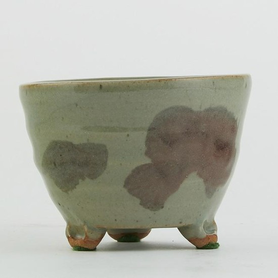Warren MacKenzie Studio Pottery Tripod Bowl Marke