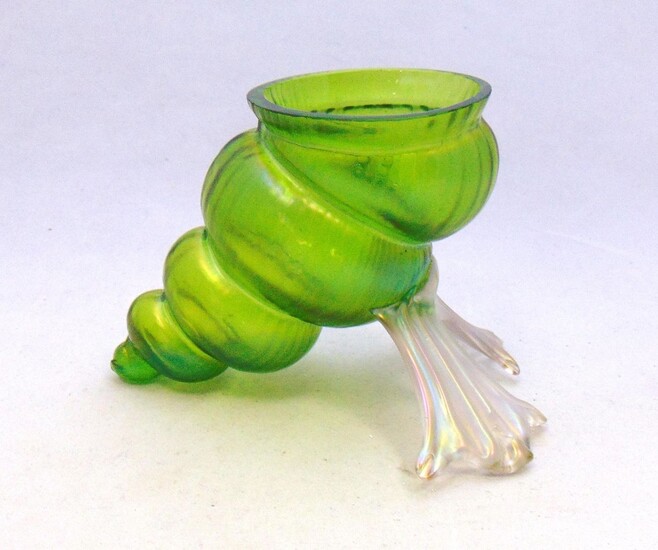 Wilhelm Kralik art glass Conch shell