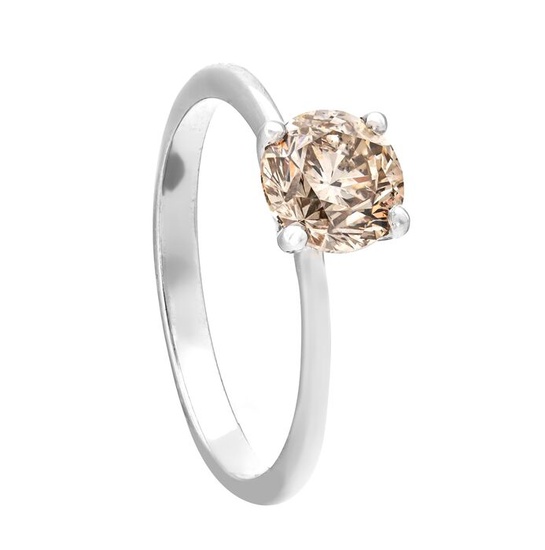 0.98 tcw Diamond Ring - 14 kt. White gold - Ring - 0.98 ct Diamond - No Reserve Price