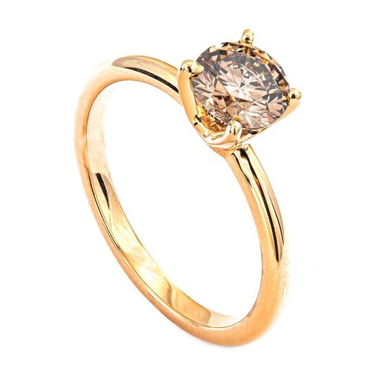 1.03 tcw Diamond Ring - 14 kt. Pink gold - Ring - 1.03 ct Diamond - No Reserve Price